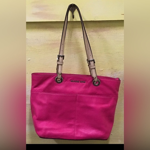 Michael Kors Pink Tote with Silver Hardware - Picture 2 of 4